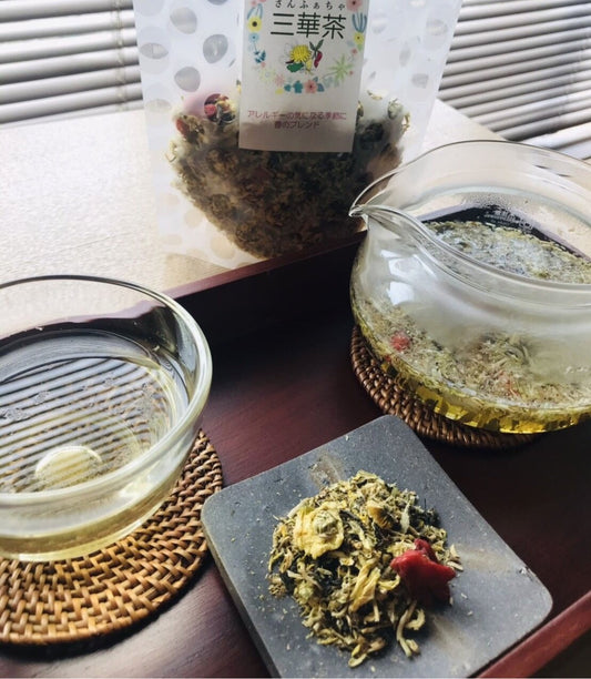 【薬膳茶シリーズ】三華茶(さんふぁちゃ):肌のぽつぽつやイガイガ、鼻の通りなど気になる方におすすめブレンド