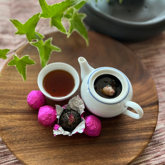 玫瑰普洱茶 ～ マイカイカとプーアル茶 40g