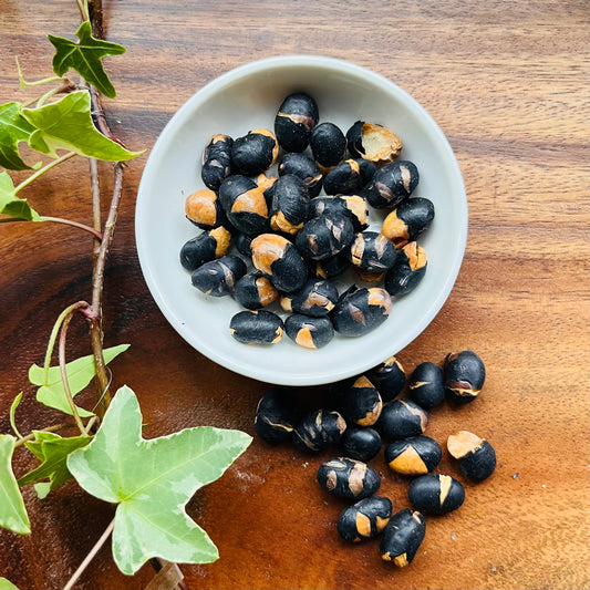 丹波種の炒り黒豆 50g